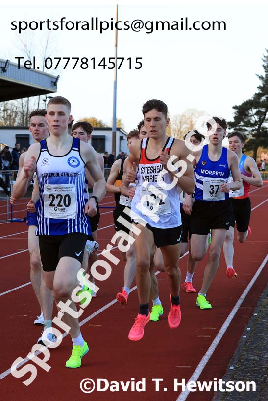 1500 metres, 2024 NEGP 1, Monkton Stadium, Jarrow. Photo: David T. Hewitson/Sports for All Pics